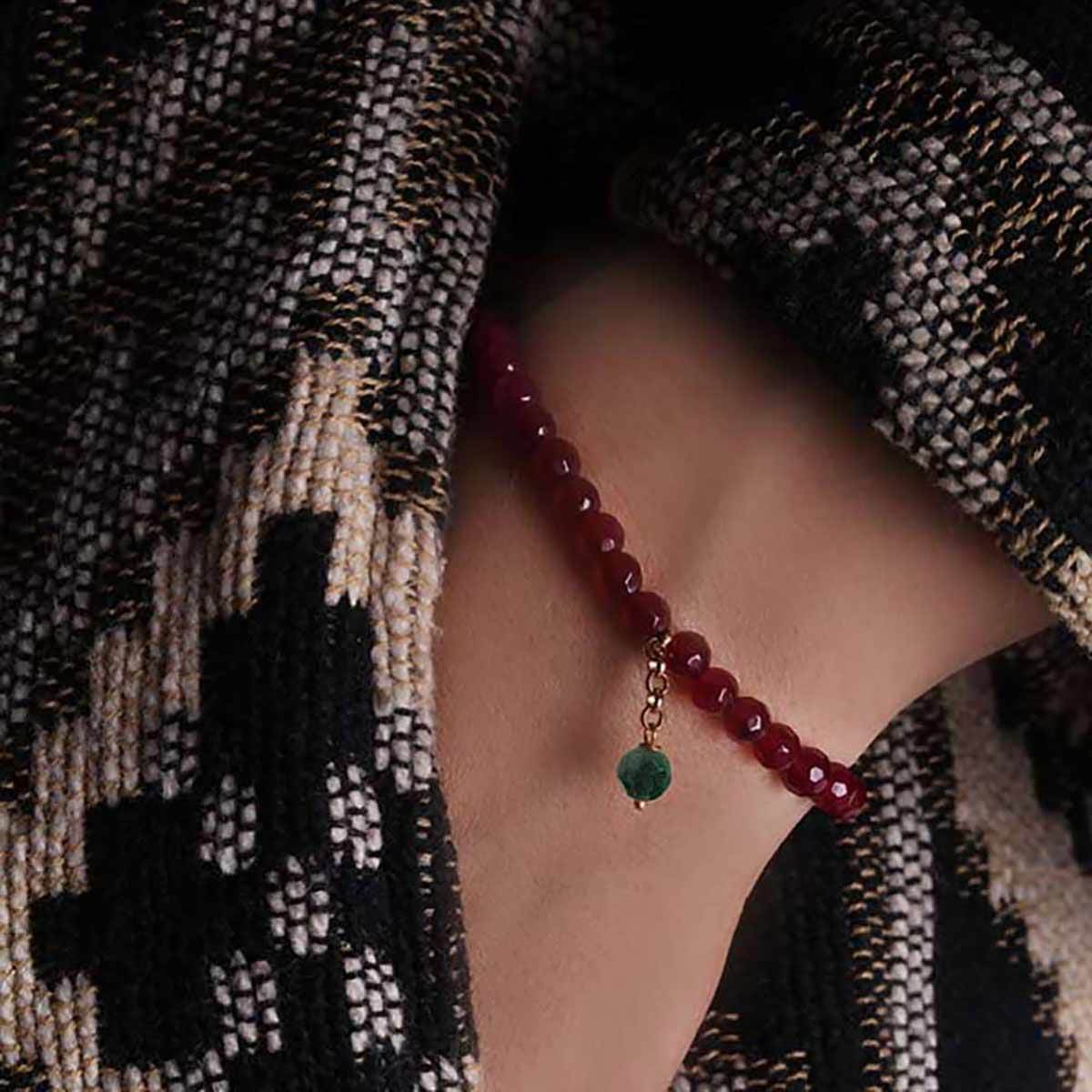 دستبند سنگی  کد BSH014