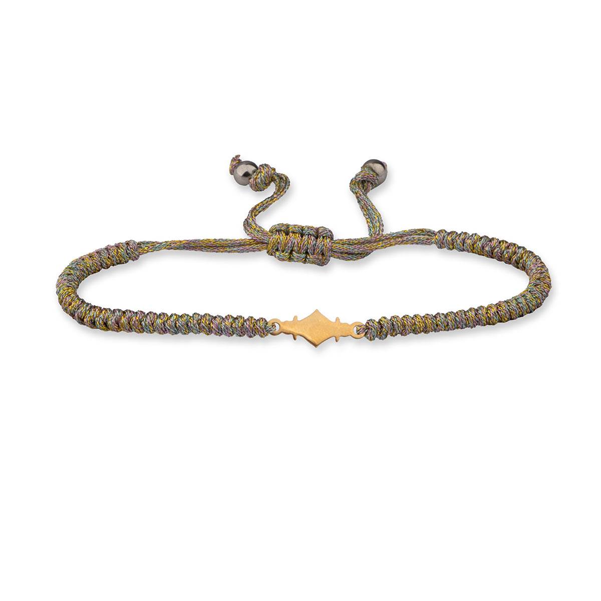 دستبند سنگی لوزی اسلیمی لیزری کد LMB112