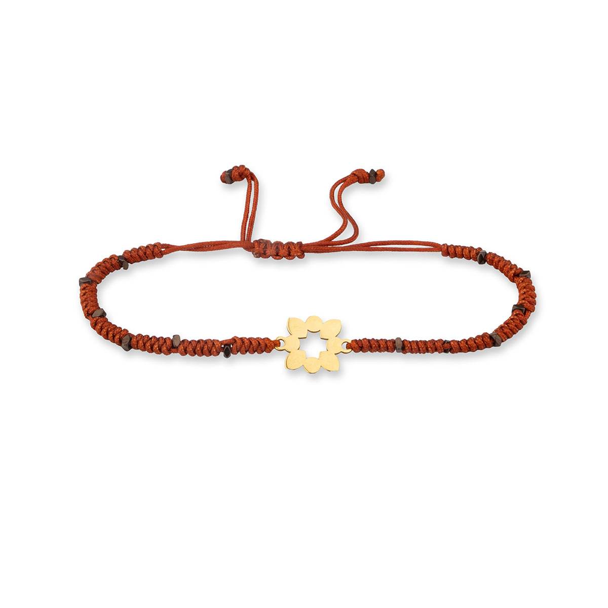 دستبند سنگی گل لیزری کد LMB105