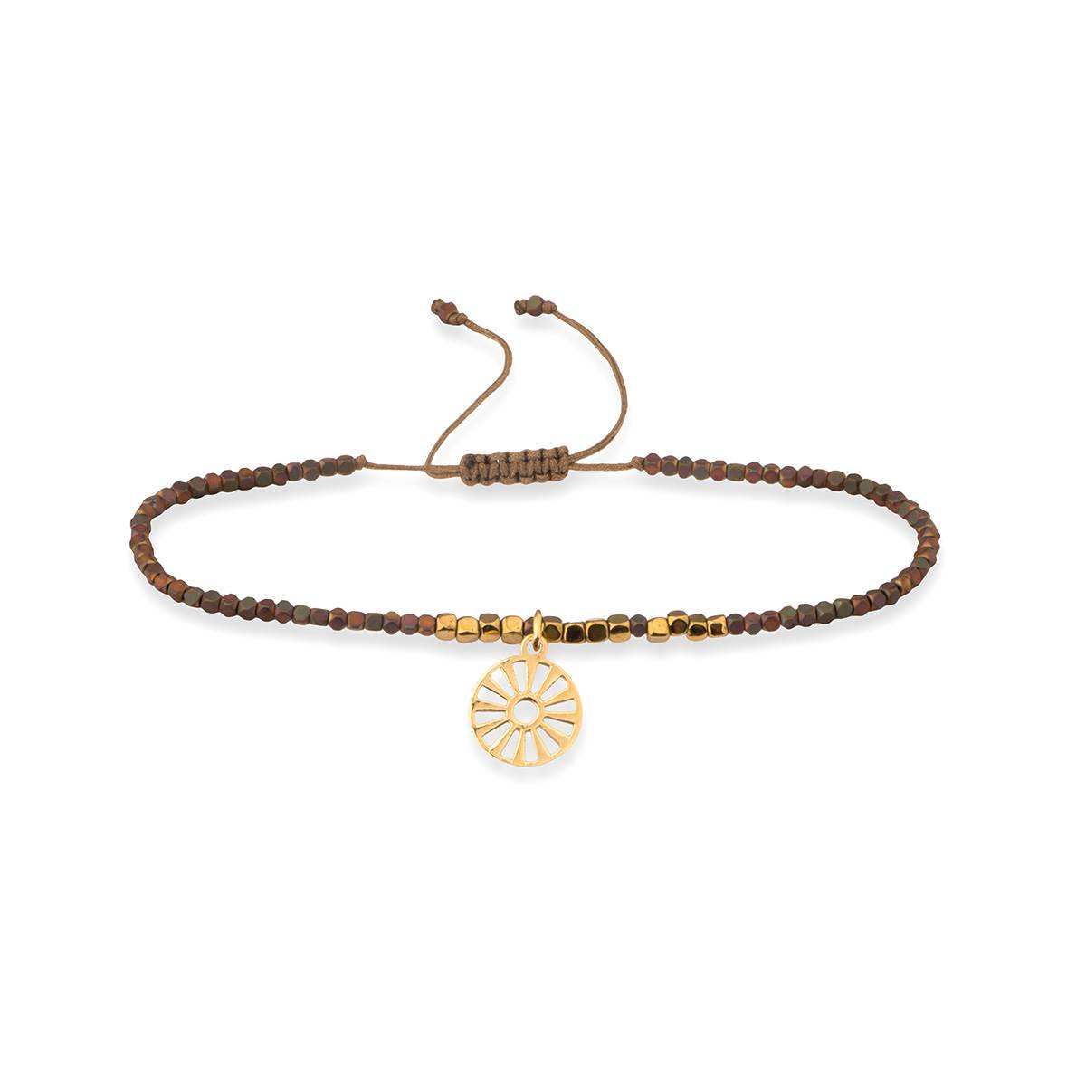 دستبند سنگی چرخ لیزری کد LMB069