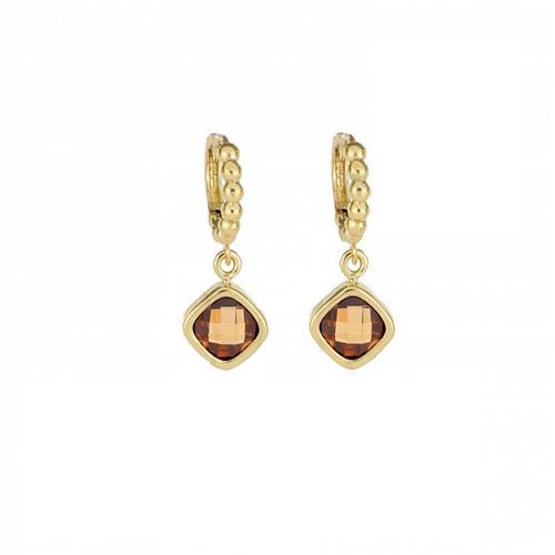 گوشواره گوشواره حلقه ای طلا طرح گوارسه مارکو کد MRCE-41