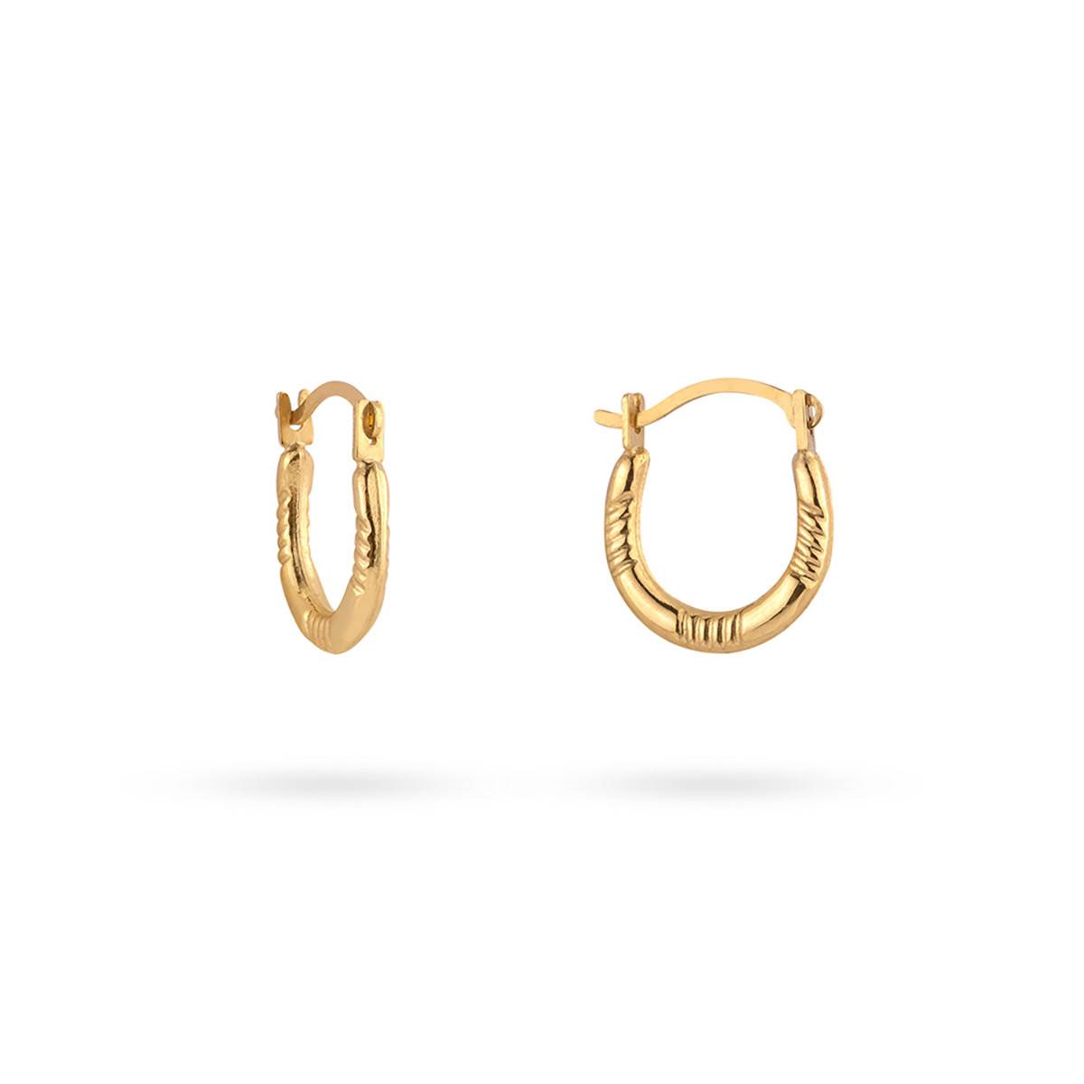 گوشواره نیم حلقه خط کد EMR179