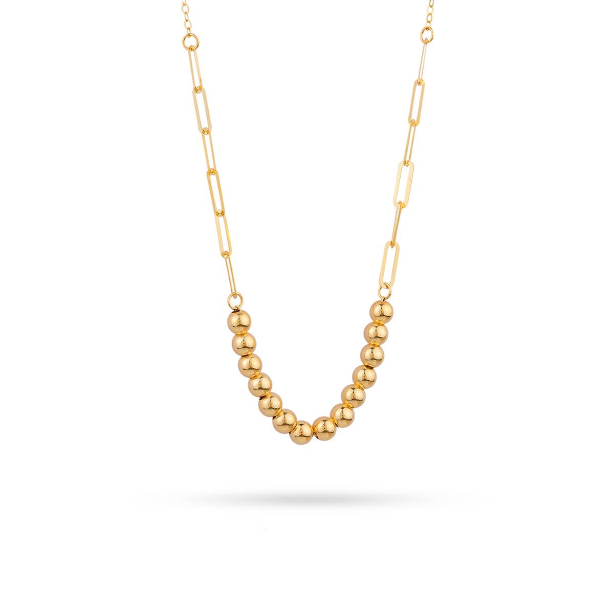 گردنبند چهارده گوی هرمس کد NMR524