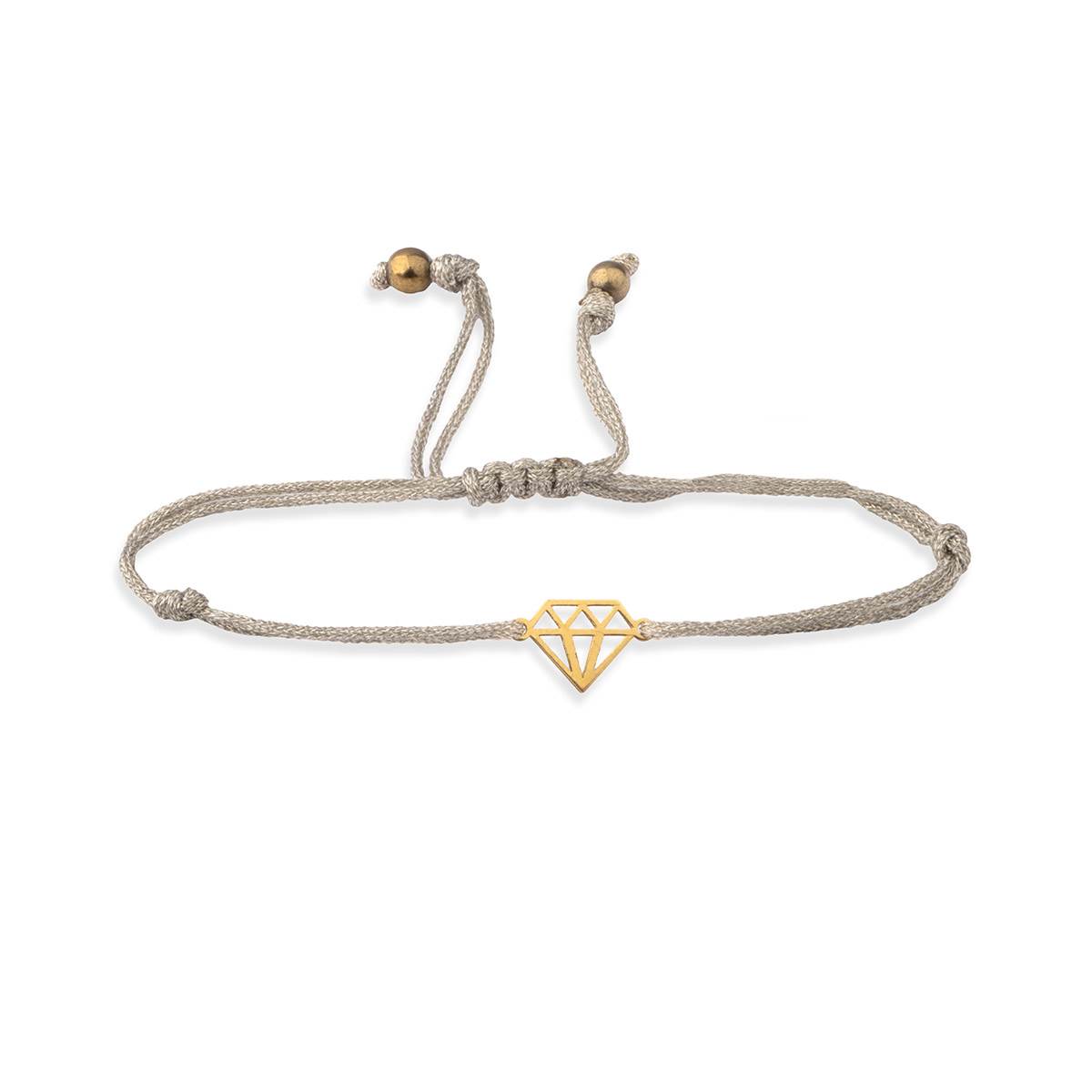 دستبند نخی الماس لیزری کد LMB114