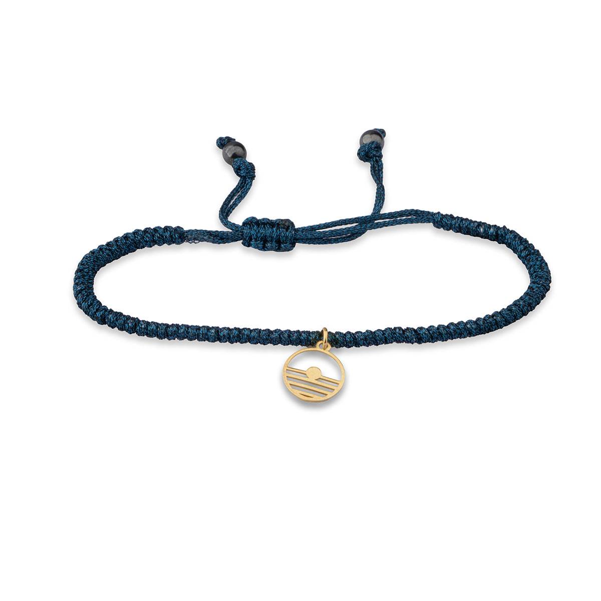 دستبند سنگی دایره خط لیزری کد LMB102