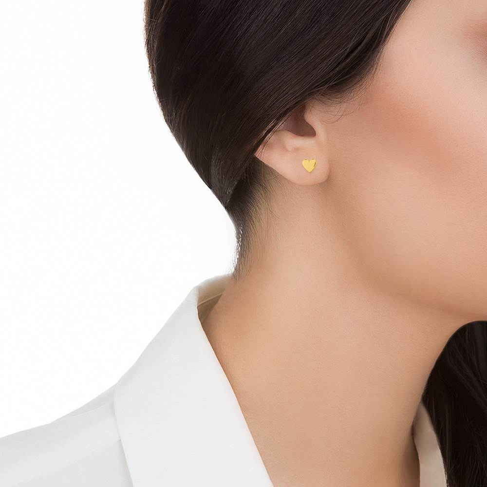 گوشواره گوشواره میخی طلا طرح چیترا کد EM353