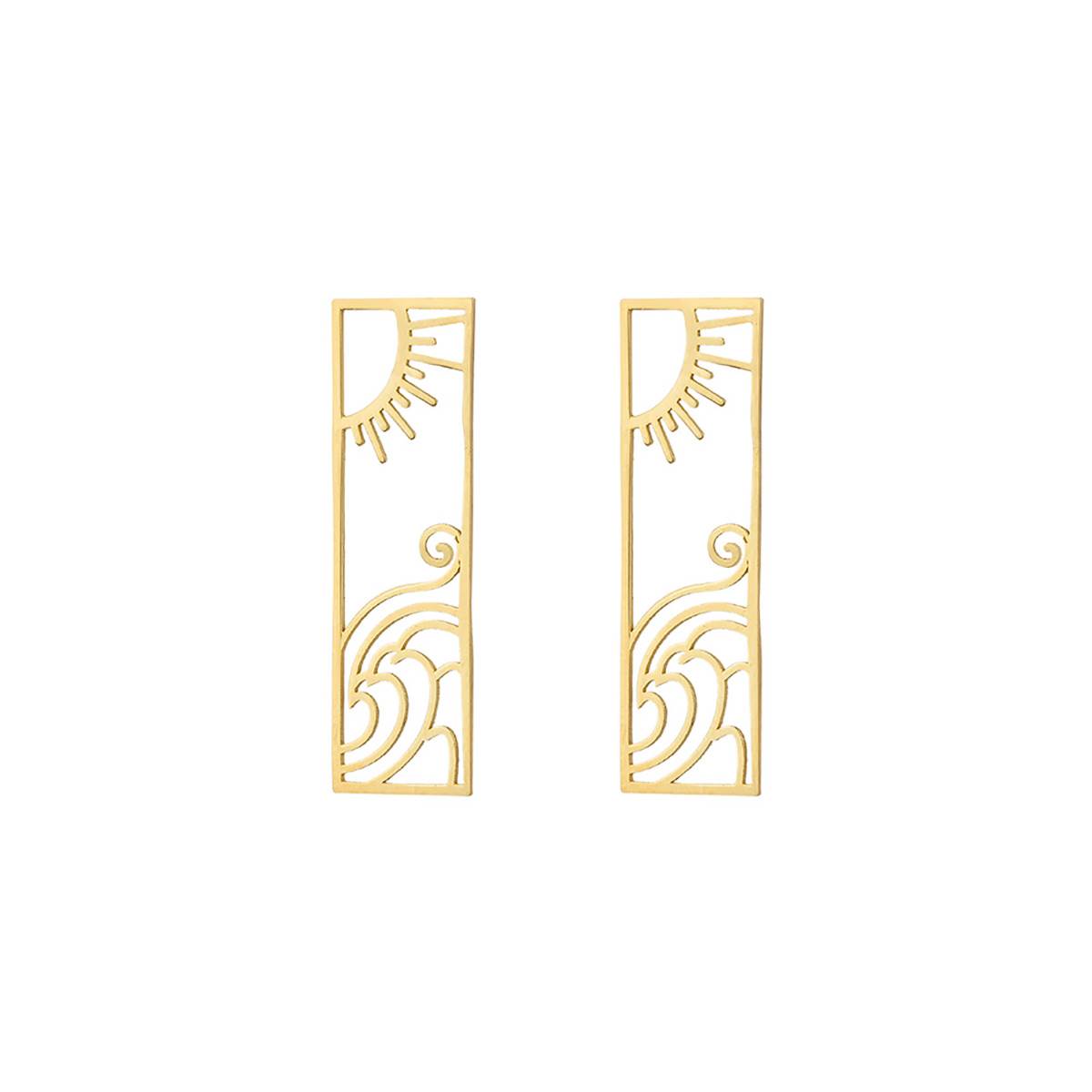 گوشواره نقاشی لیزری کد LME117