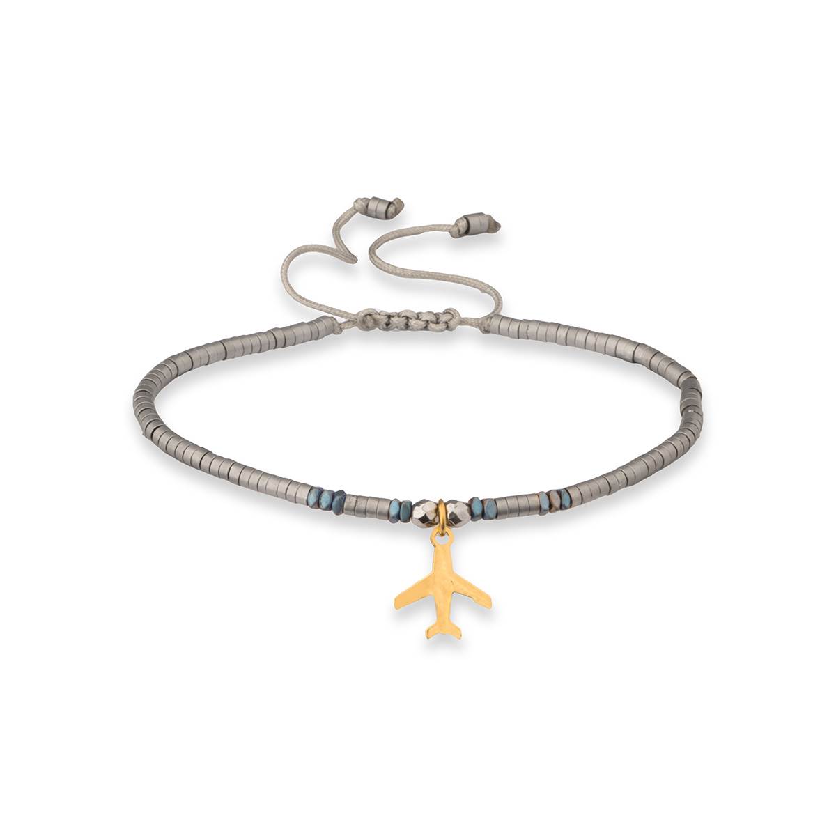 دستبند سنگی هواپیما لیزری کد LMB066