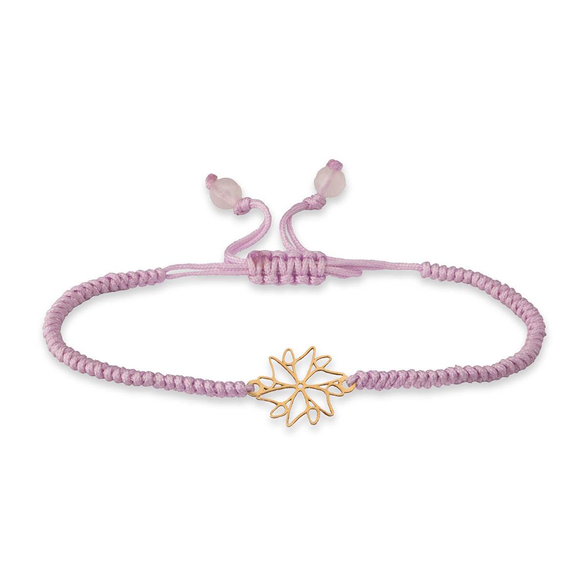 دستبند سنگی گل لیزری کد LMB075