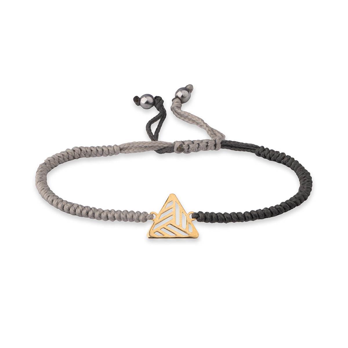 دستبند سنگی مثلث خط لیزری کد LMB077