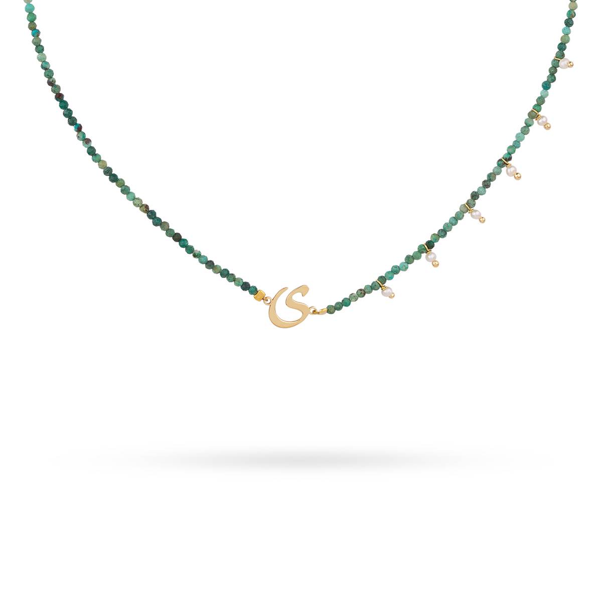 گردنبند حروف سنگی کد NT202