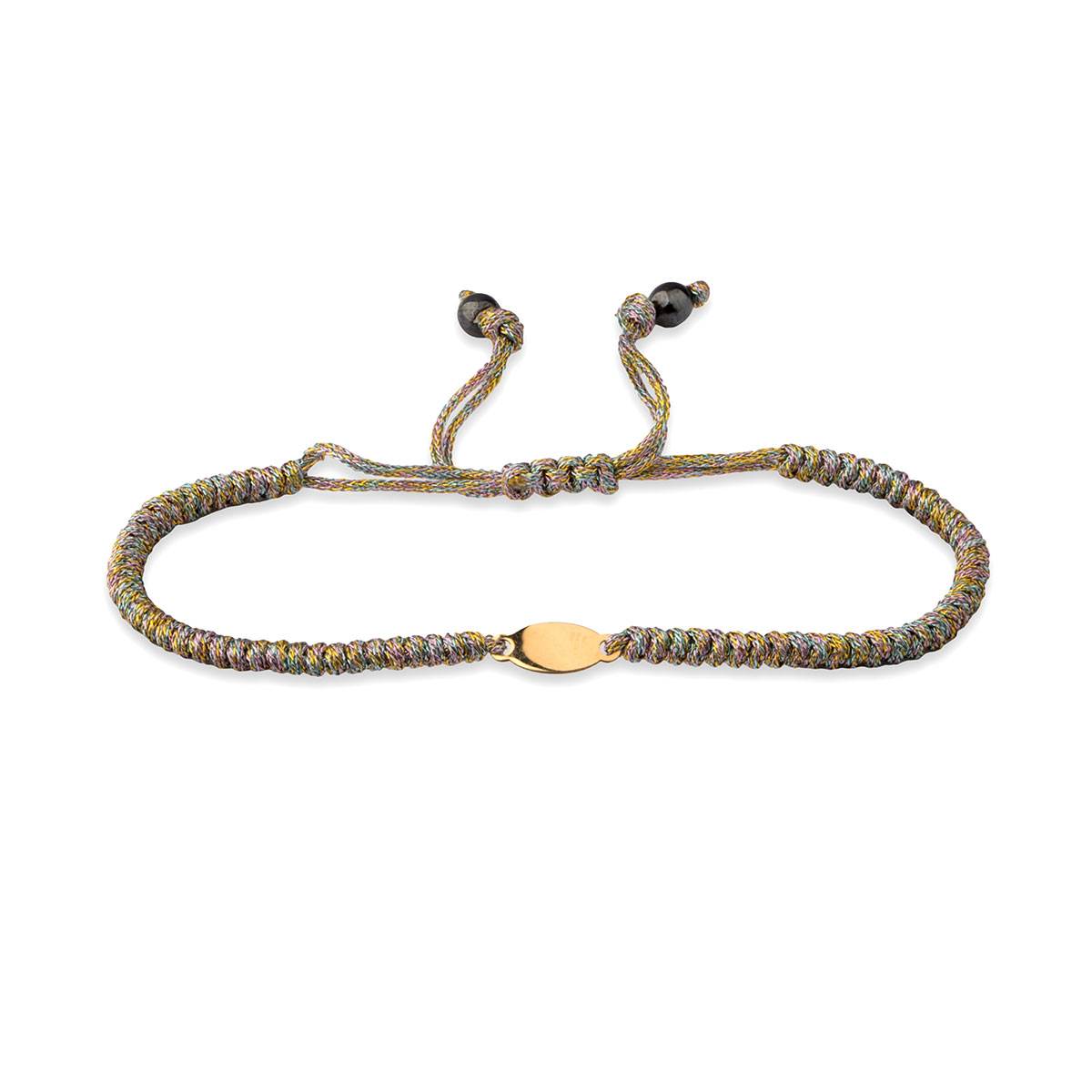 دستبند سنگی بیضی لیزری کد LMB086